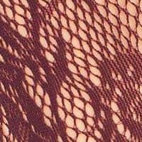 Damstrumpor jacquard nätstrumpor med blommönster Charly e02 3/4
