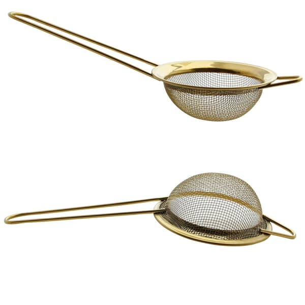 KØKKENSI I RUSTFRIT STÅL GULD