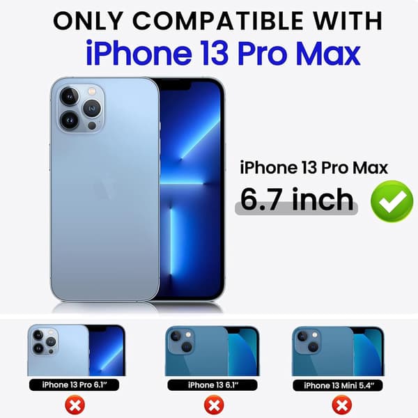 ETUI TIL APPLE IPHONE 13 PRO MAX FLEKSIBELT BLÅT MED MIKROFIBER A2484