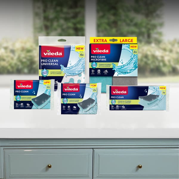 Vileda Viskoosipyyhe entsyymeillä Pro Clean 2 kpl
