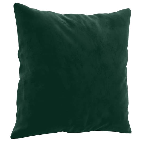 vidaXL Prydnadskuddar, set om 2, mörkgrön, 40x40 cm, sammet