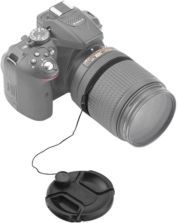 2x MODLYSBLANKE 58 mm SORT HÆTTE Canon EF 85mm f/1.8