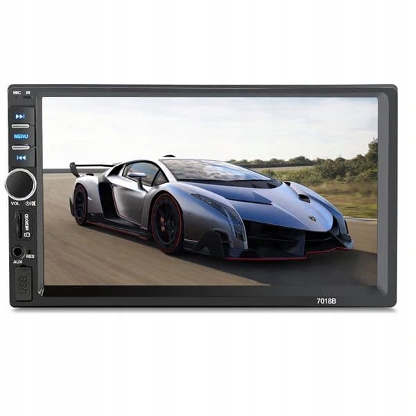 QIKtech Autoradio Bluetooth USB 2DIN 7" Näyttö + PERUUTUSKAMERAsarja