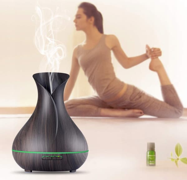 LUFTFUKTARE AROMATERAPI OLJEDIFFUSER LED-LAMPA FÖRDUNSTNING