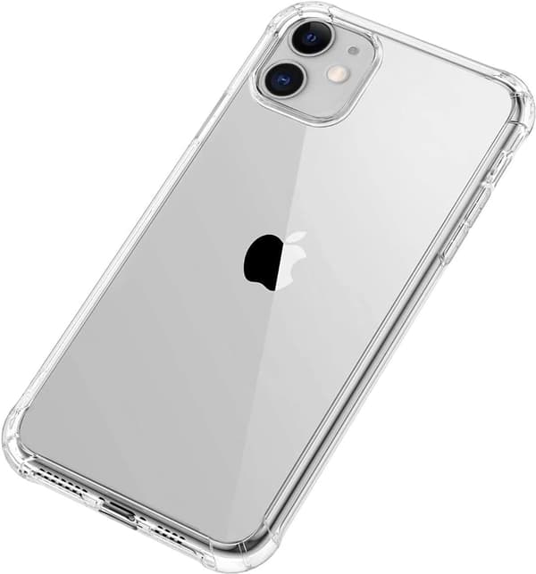 SILIKONEETUIS TIL APPLE IPHONE 12/ IPHONE 12 PRO 6,1" KLAR OG LET