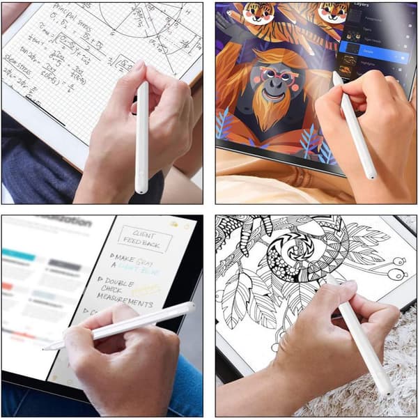 TECH-PROTECT DIGITAL MAGNETISK STYLUS PEN TIL IPAD HVID