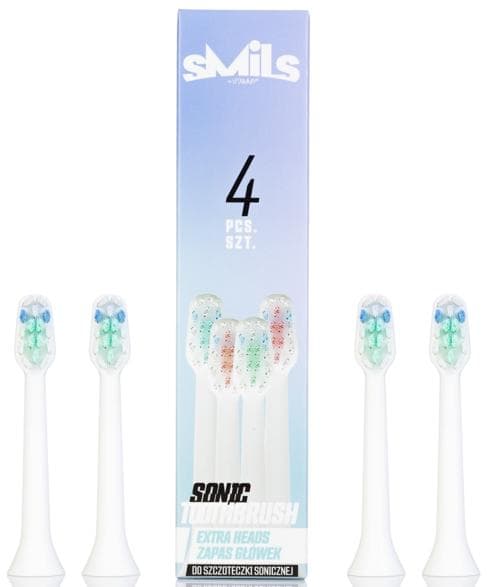 Borstar till VITAMMY TOW017085 Smils 4 st. Vit
