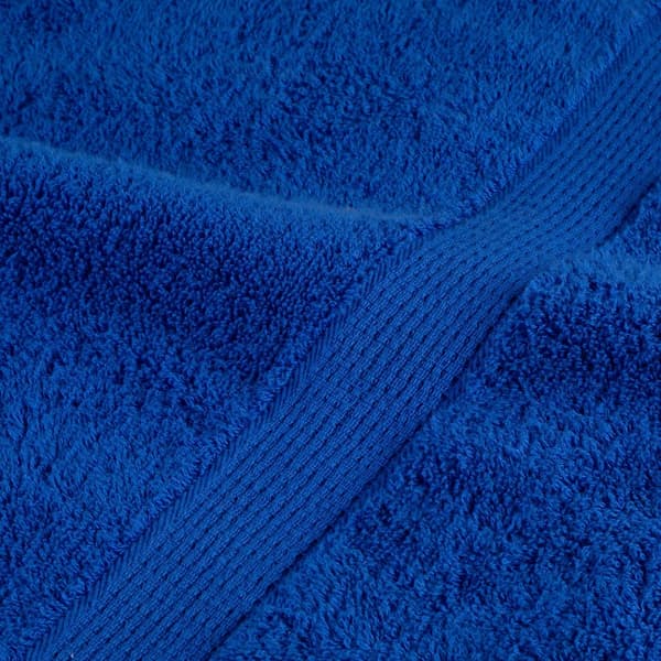 vidaXL Premiumhanddukar SOLUND, 4-pack, Blå, 100x200 cm