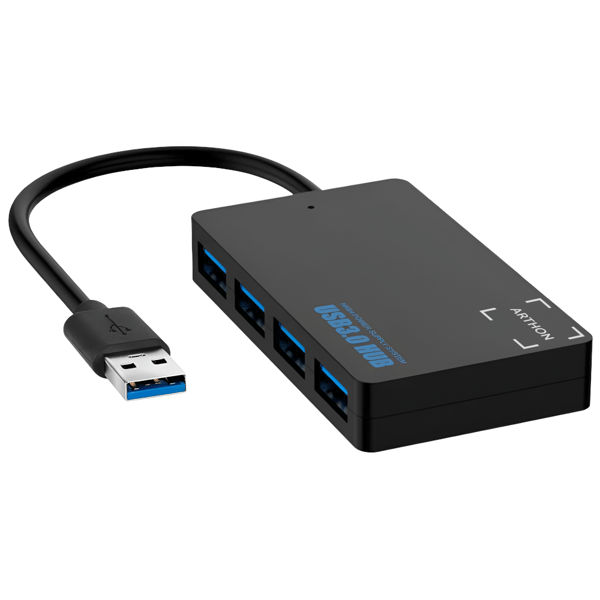 4-port USB 3.0-hub 1x4 5Gbps