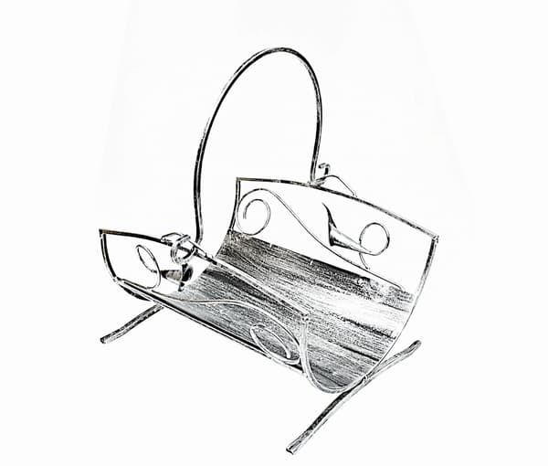 Träkorgset 865 Tillbehör 859 Silver
