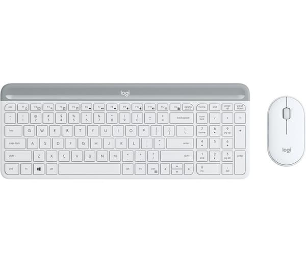 Näppäimistö hiiri Logitech MK470 Valkoinen