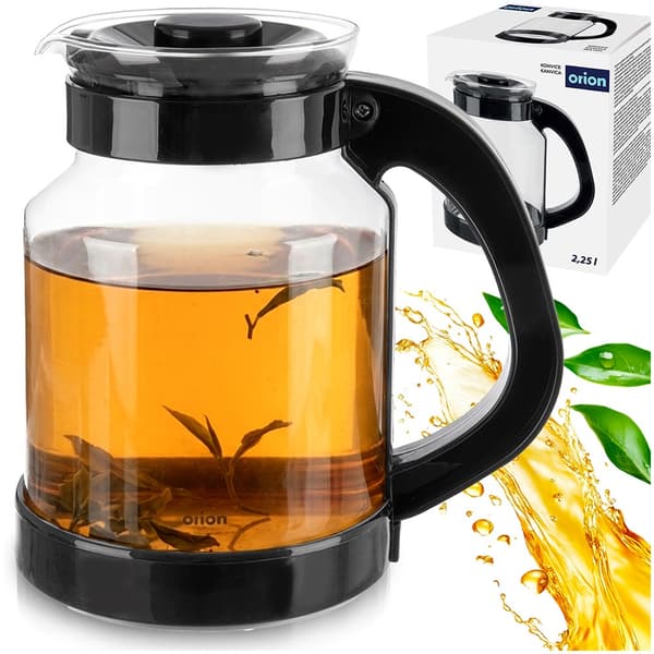Glas kanna för kaffe och te 2,25 l