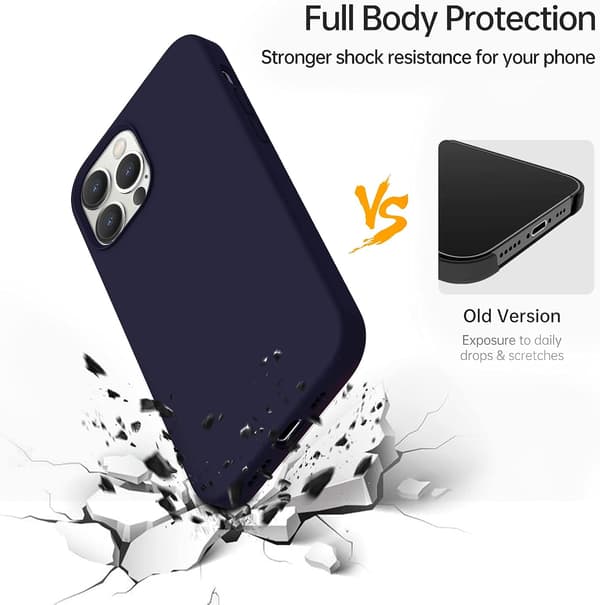 ETUI TIL IPHONE 12 MINI 5,4' MARINEBLÅ SILIKONE