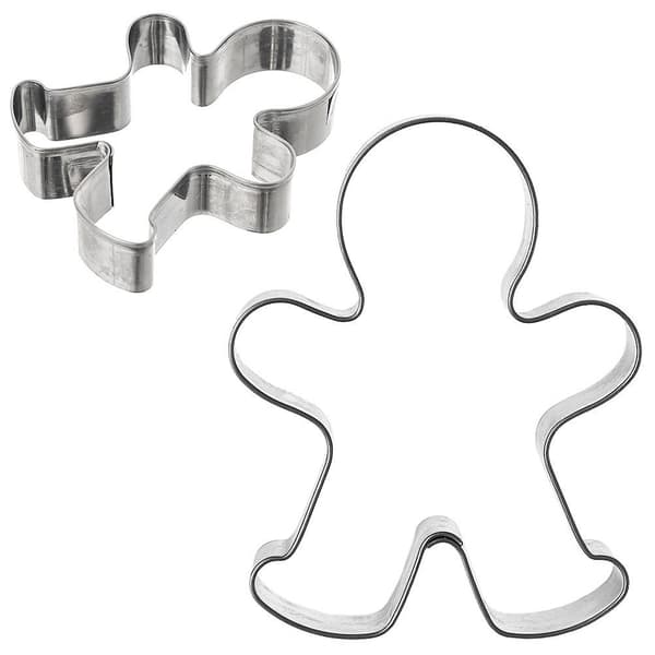 Stål kakutstickare liten man 6,5 cm