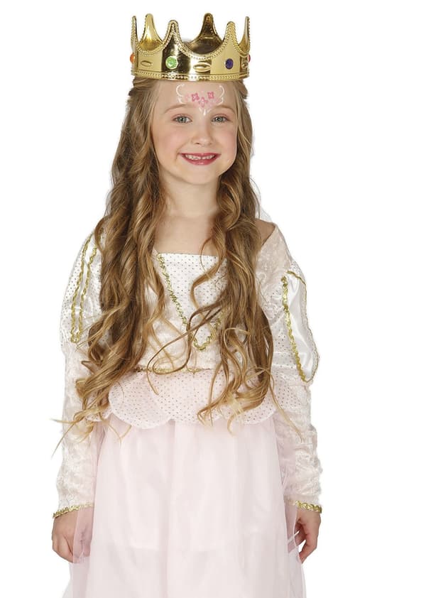 Drottning Kung Prinsessa Guld Barnkrona