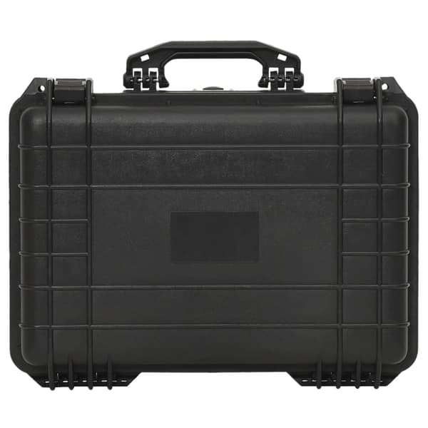 vidaXL Flightcase, svart, 47x36x18 cm, PP