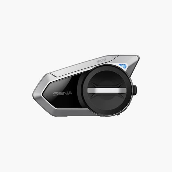 SENA 2025/09 MOTORCYKEL INTERCOM 50S QUANTUM MESH 2.0 BLUETOOTH 5.0 OP TIL 2000M - KUN CENTRAL ENHED (EL)