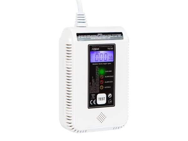 Blåsdetektor kolmonoxid- och gassensor TGC30 WIFI TUYA