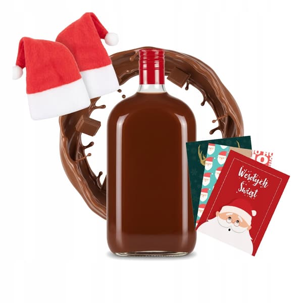 5x CLASSIC-flaskor 500ml JULETIKETT TOMTEKORK För likör 0,5l