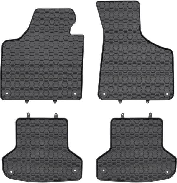 Audi A3 8P Hatchback fra 2003-2012 SÆT - gummimåtter + bagagerumsmåtte