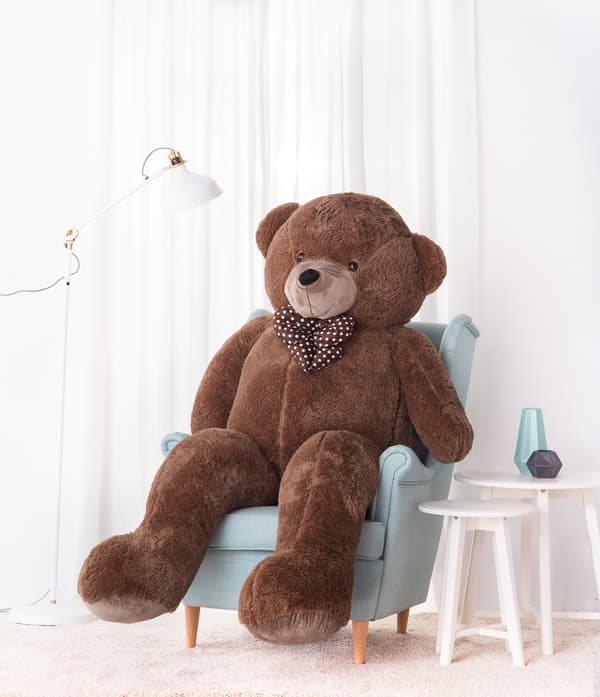 Teddy Bueno 190cm - tummanruskea