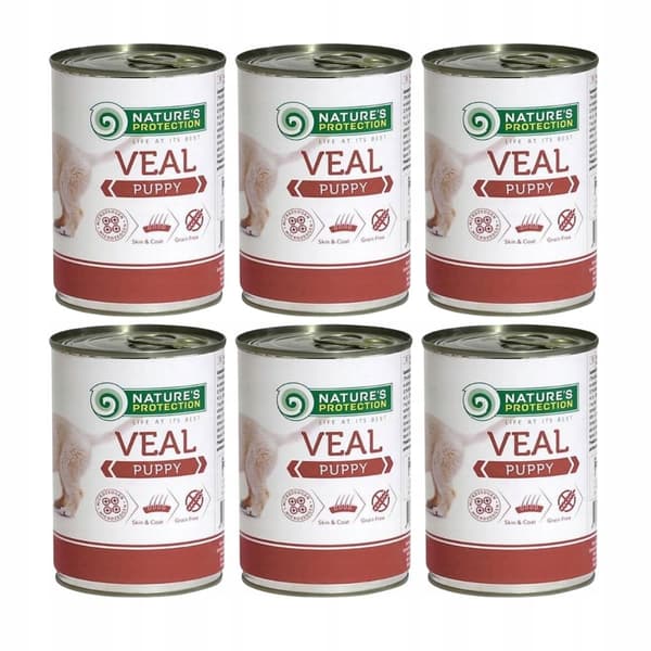 Nature's Protection vådfoder til hvalpe 6x400g