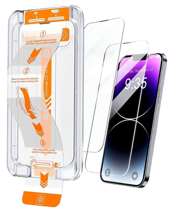 2x 9H hærdet glas til Apple iPhone 14 Pro