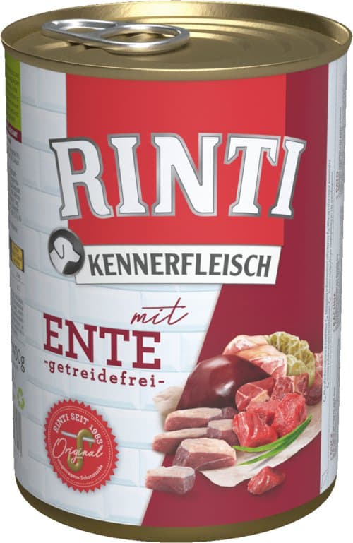 Rinti | Kennerfleisch | 400g dåse - And 400g