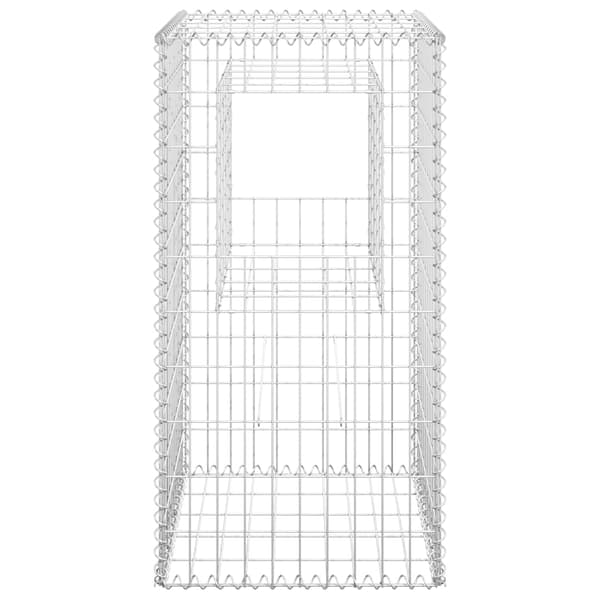 vidaXL Gabionstolper, 2 stk., 50x50x100 cm, jern