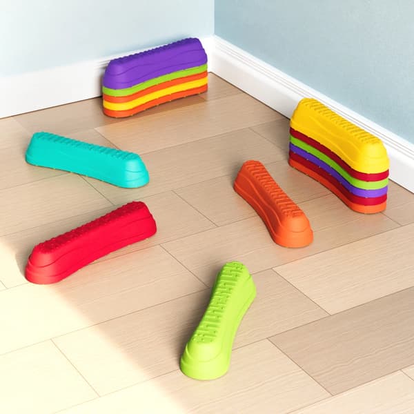 Pehmeät Bibi Balance Steps -sensoriset askelmat - 6 kpl.