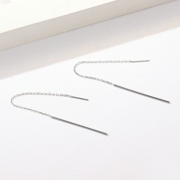Silverhängande örhängen, 925 silver
