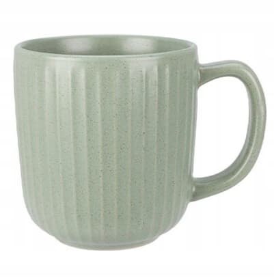 Keramisk ribbad basic mugg olika färger 360ml 1 st