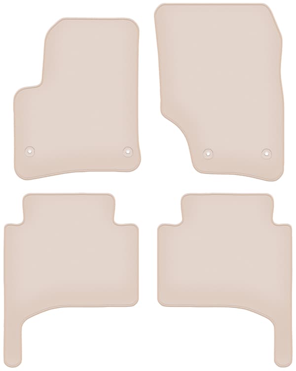 måtter PREMIUM beige til Porsche Cayenne I SUV 2002-2010
