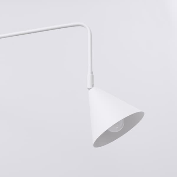 Vägglampa NOX 1 E14 Vit Sollux SL.1696