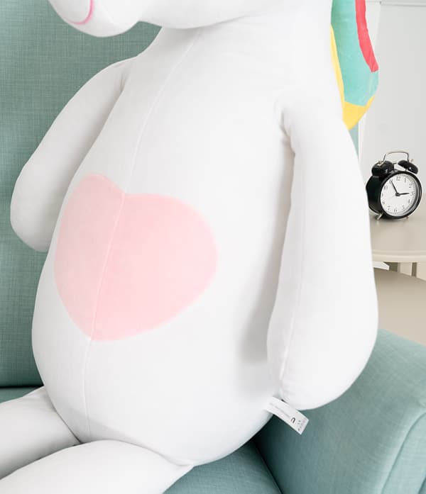 Unicorn Felix 120 cm - vit