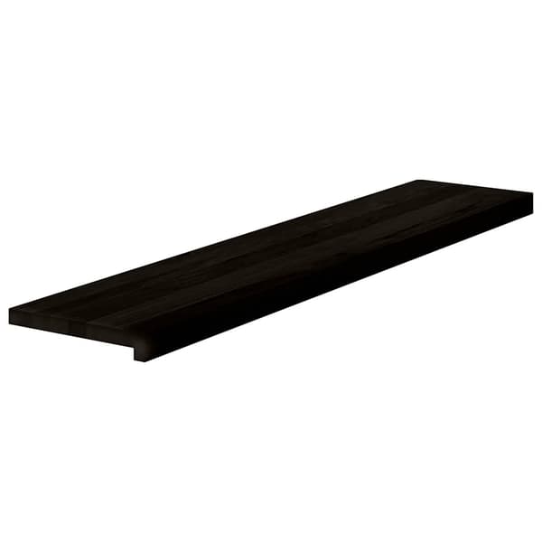 vidaXL trappetrin 2 stk. brun 120x30x2 cm massivt egetræ