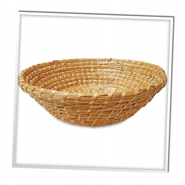 Pyöreä olkikori leivän kohotukseen 35cm