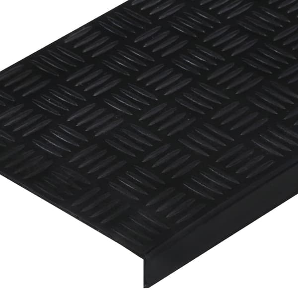 vidaXL trappetrin, 10 stk., 25x75 cm, gummi