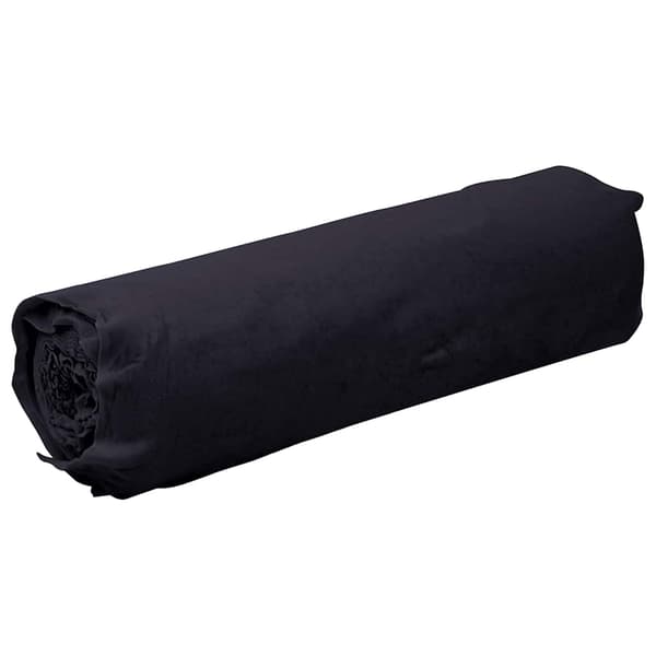 vidaXL geotekstil, sort, 1x50 m, polyesterfiber