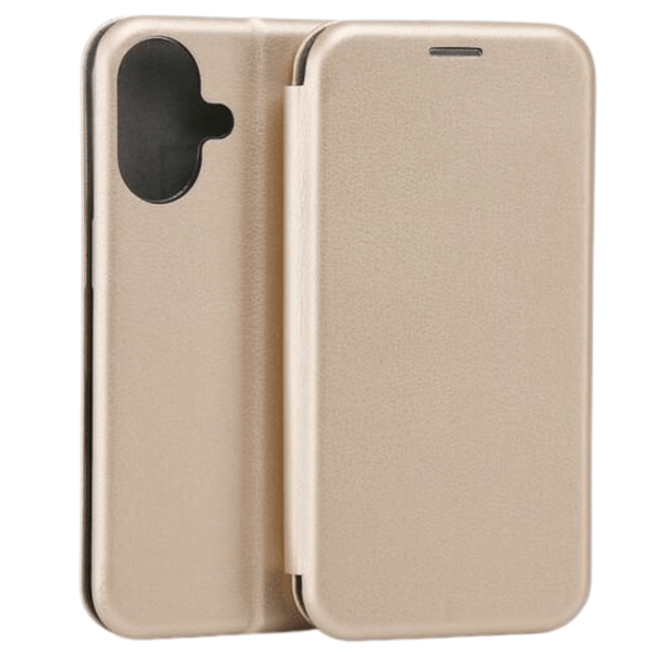 Beline Book Magnetisk iPhone 166.1 Etui Guld/Guld
