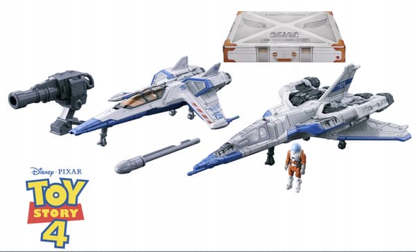 Buzz Lightyear HHY16 Hyperspeed Rymdskepp 2-pack med Minifigur