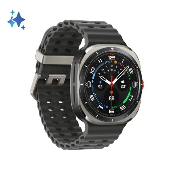 Samsung Galaxy Watch Ultra LTE 47mm smartwatch titanium sølv