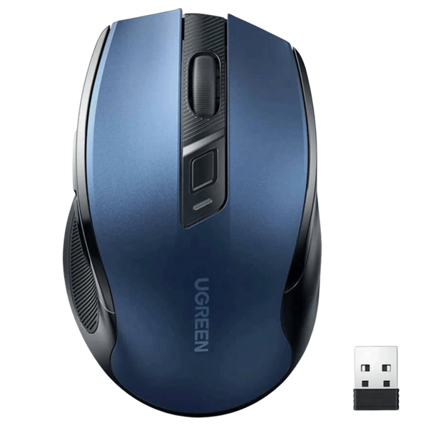 UGREEN MU006 Trådlös Mus 2.4 GHz + Bluetooth 5.0 (Marinblå)