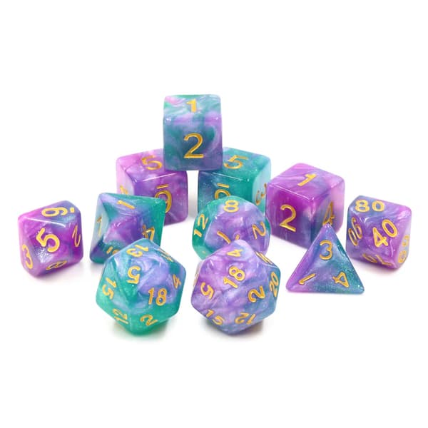 Space Eggs RPG -noppasarja, 11 noppaa