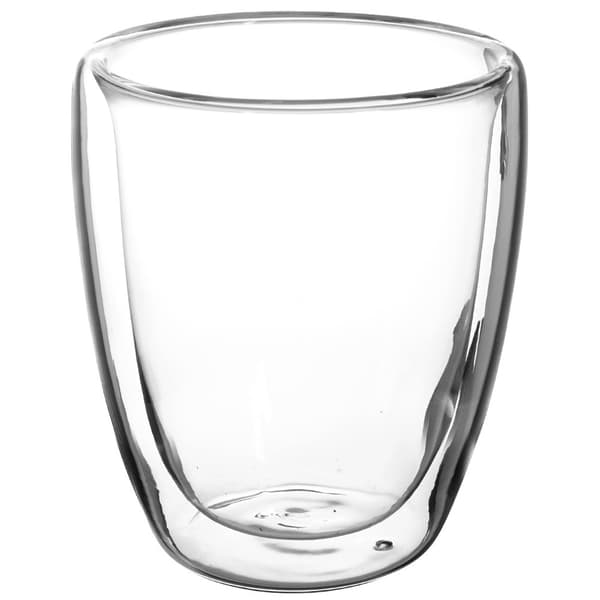 Termoglas med dubbelvägg för latte kaffe 330 ml
