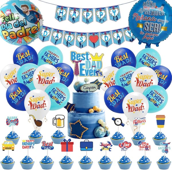 FARS DAG BALLONDEKORATIONSSÆT