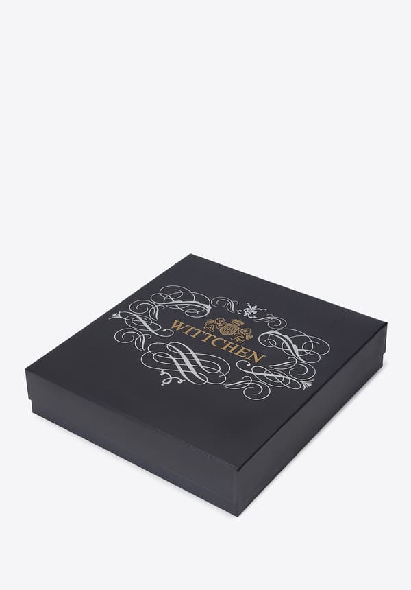 Wittchen Dames Bambus Sjaal med Monogram Sort Bambus Fiber