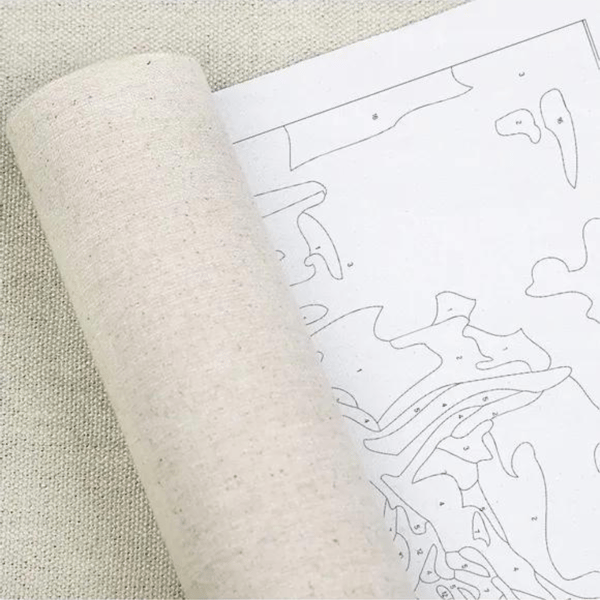 MALING EFTER TAL MED RAMME Malerier til maleri - Jack Sparrow 40x50 cm