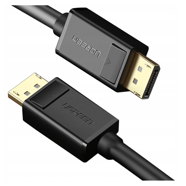 DisplayPort-DisplayPort-kaapeli UGREEN DP102, 4K, 3D, 1m (musta)