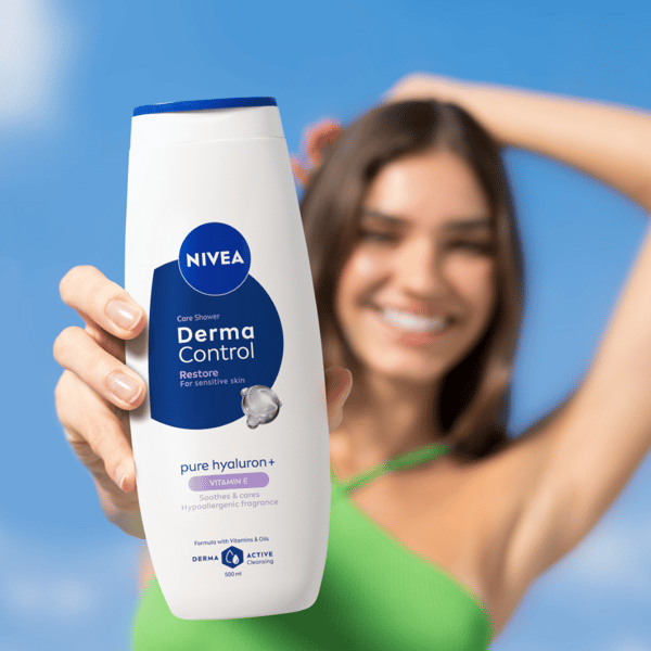 389967 NIVEA Derma Control Restore Suihkuvoide 500ml